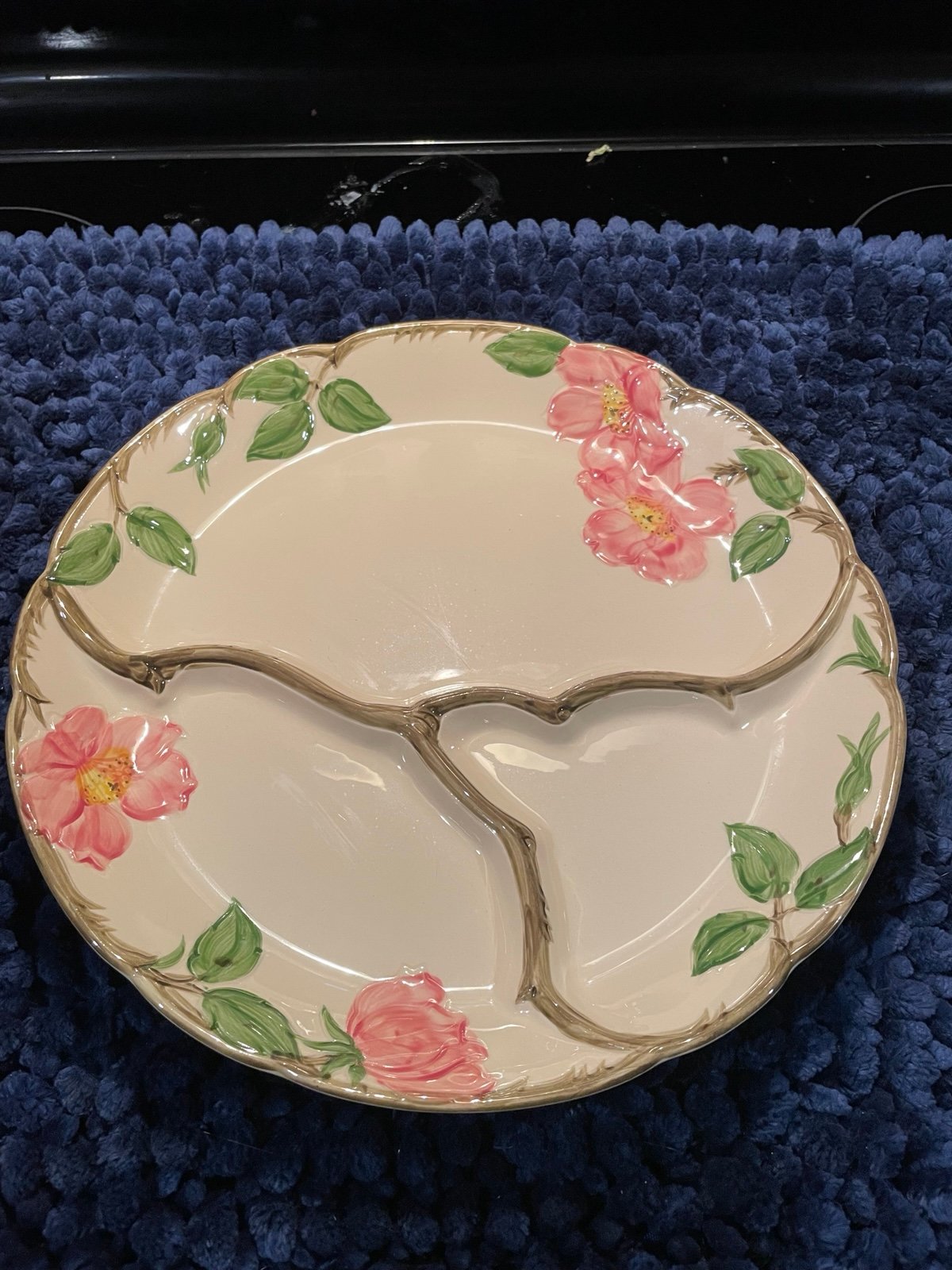Vintage Desert Rose Platter Made in USA Rare!
