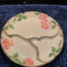 Vintage Desert Rose Platter Made in USA Rare!