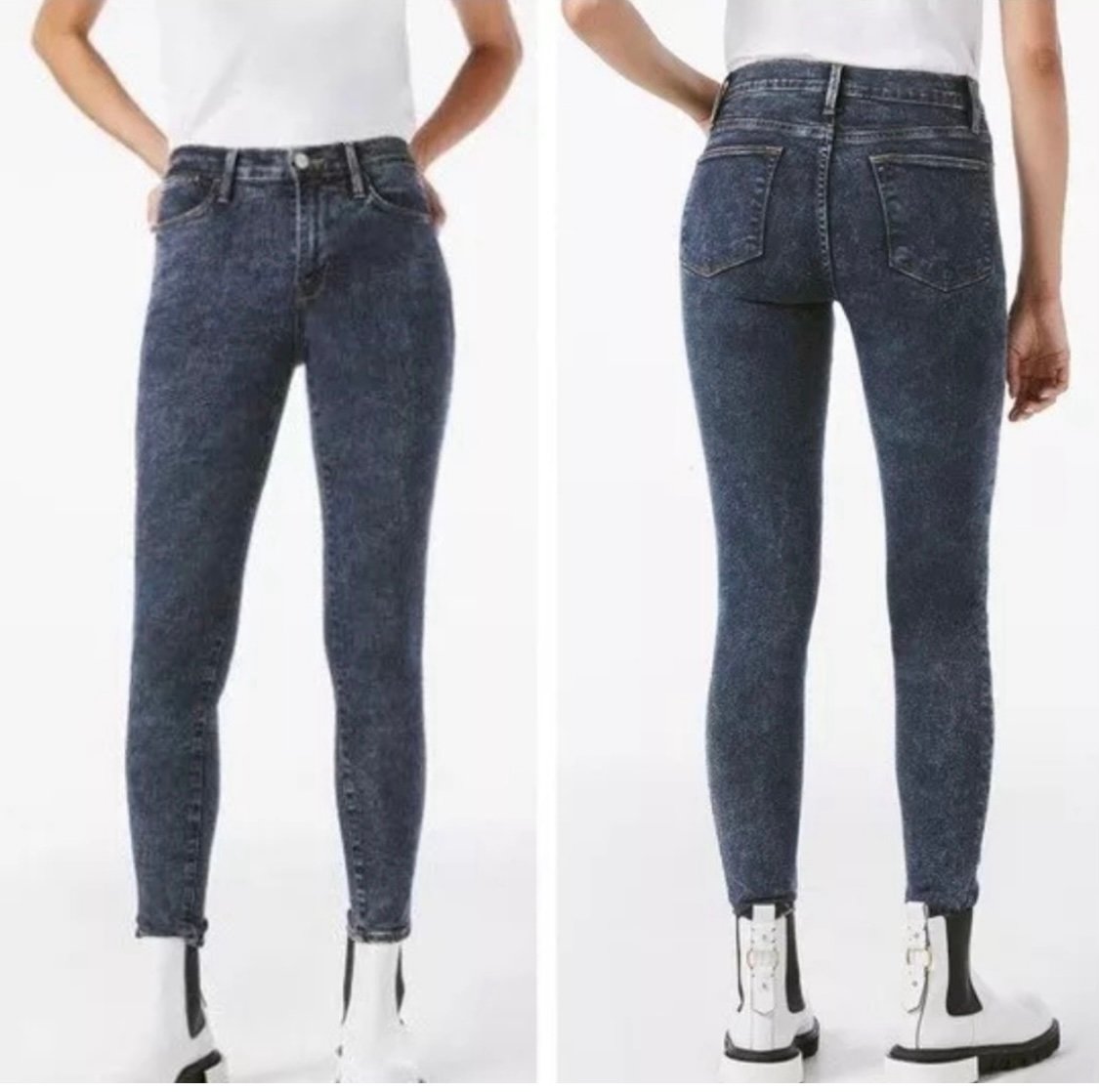 Frame Le High Skinny Jeans Trumbull Wash Size 28