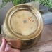 Brass Pedestal Bowl with Crown Trim Detail