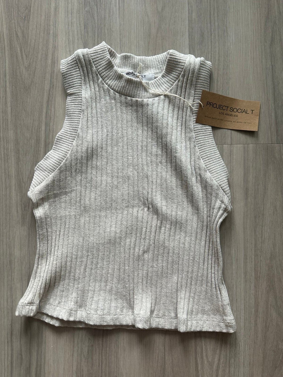 Project Social T Ribbed Sweater Tank size Small