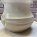 Le Creuset ❤️14 oz meringue Garlic Keeper Holder Jar Stoneware NWT