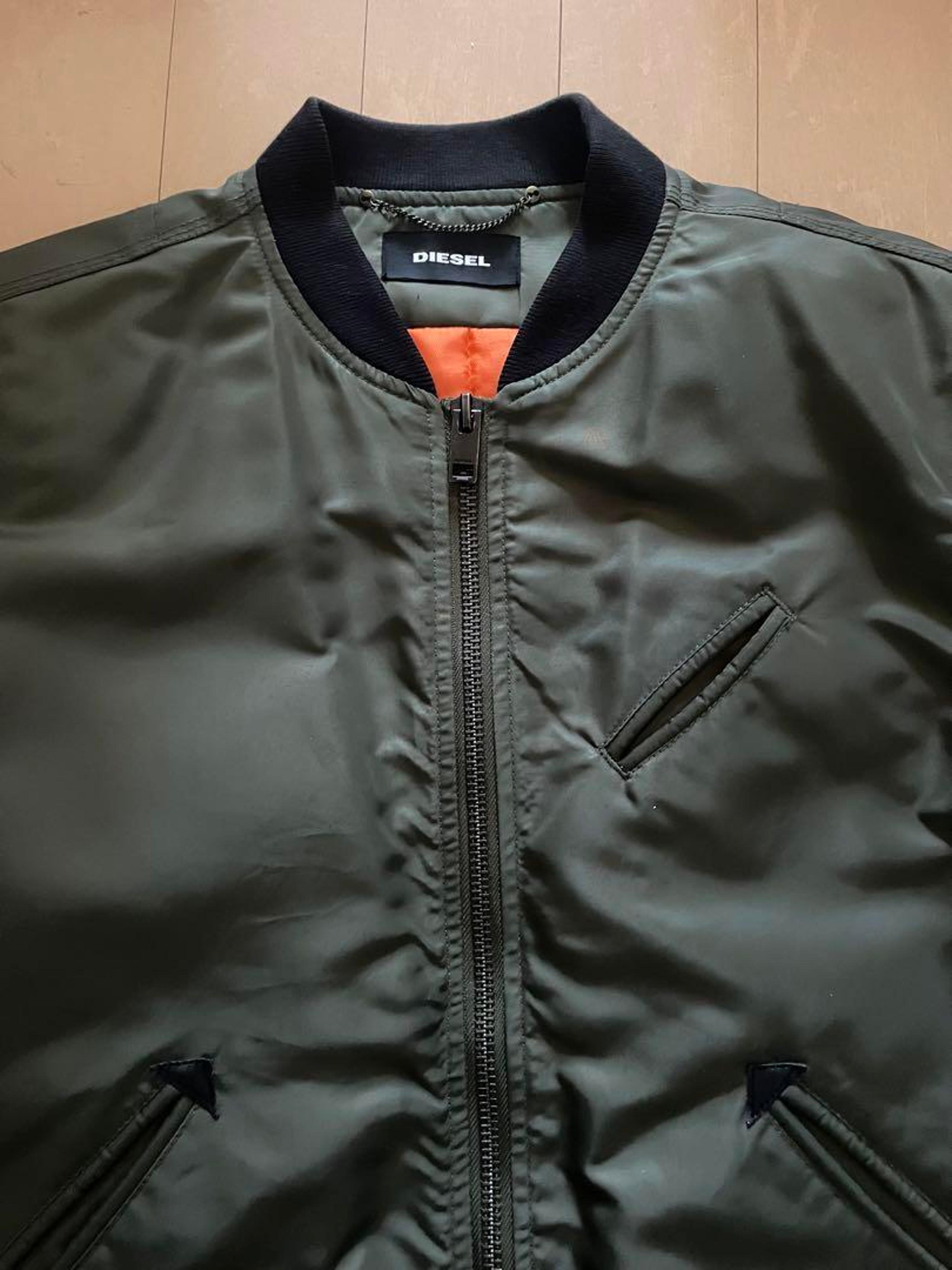 Diesel MA-1 Style Jacket, Olive Green