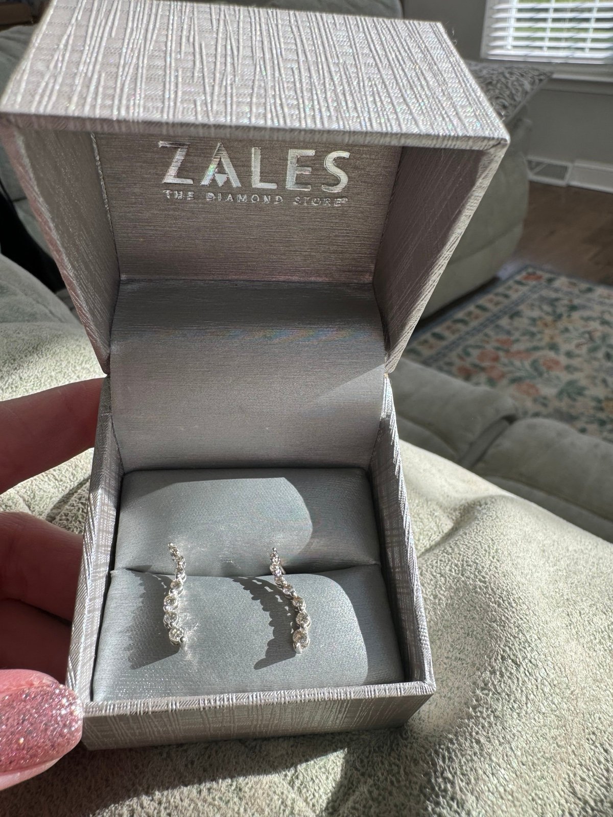 Journey white gold Diamond earrings 1/2 CT