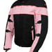 Xelement CF462 Women’s ‘Pinky’ Black and Pink Motorcycle Jacket - Small / NWT!