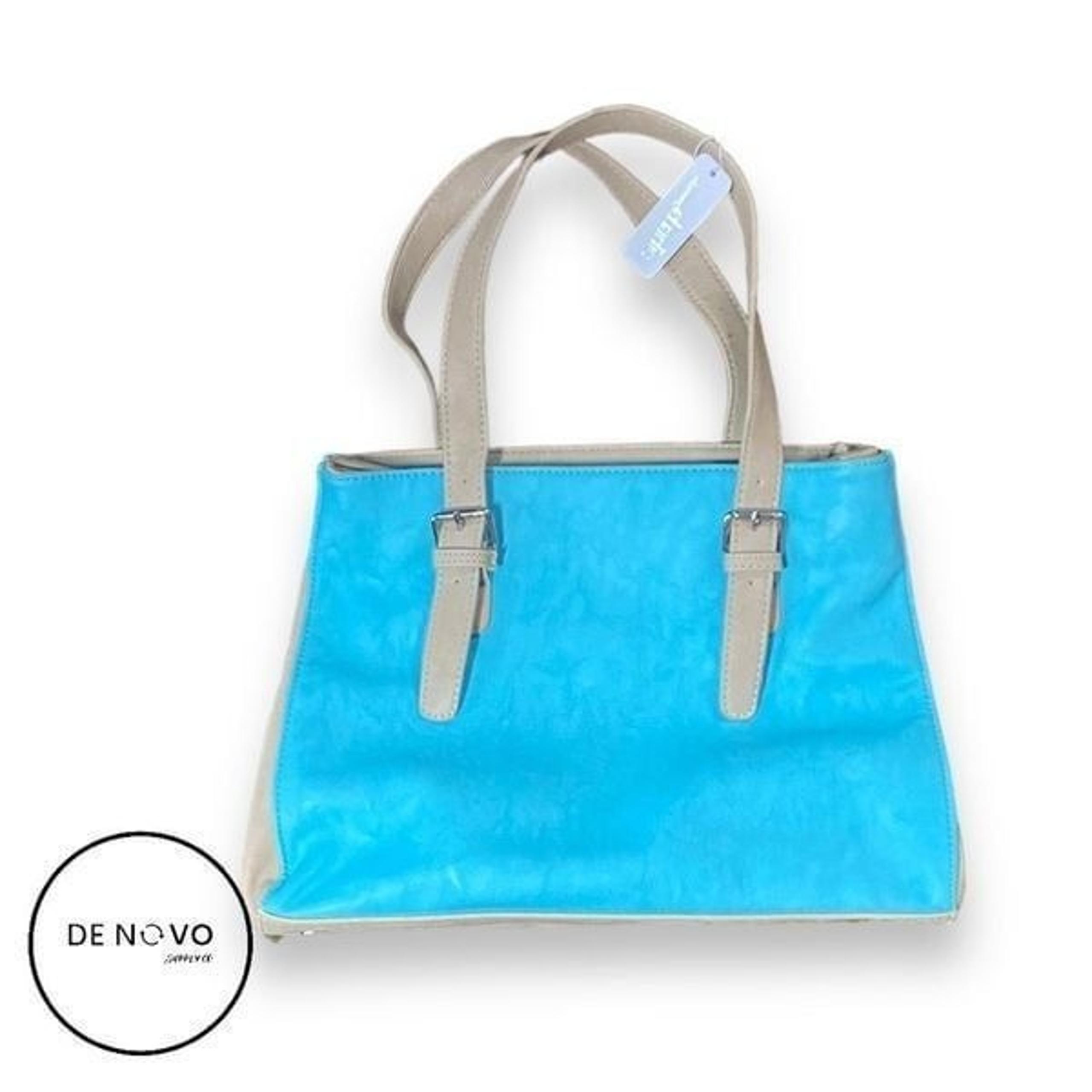 Charming Charlie Women’s Double Handle Tote Bag Size 14 x 4.5 Blue