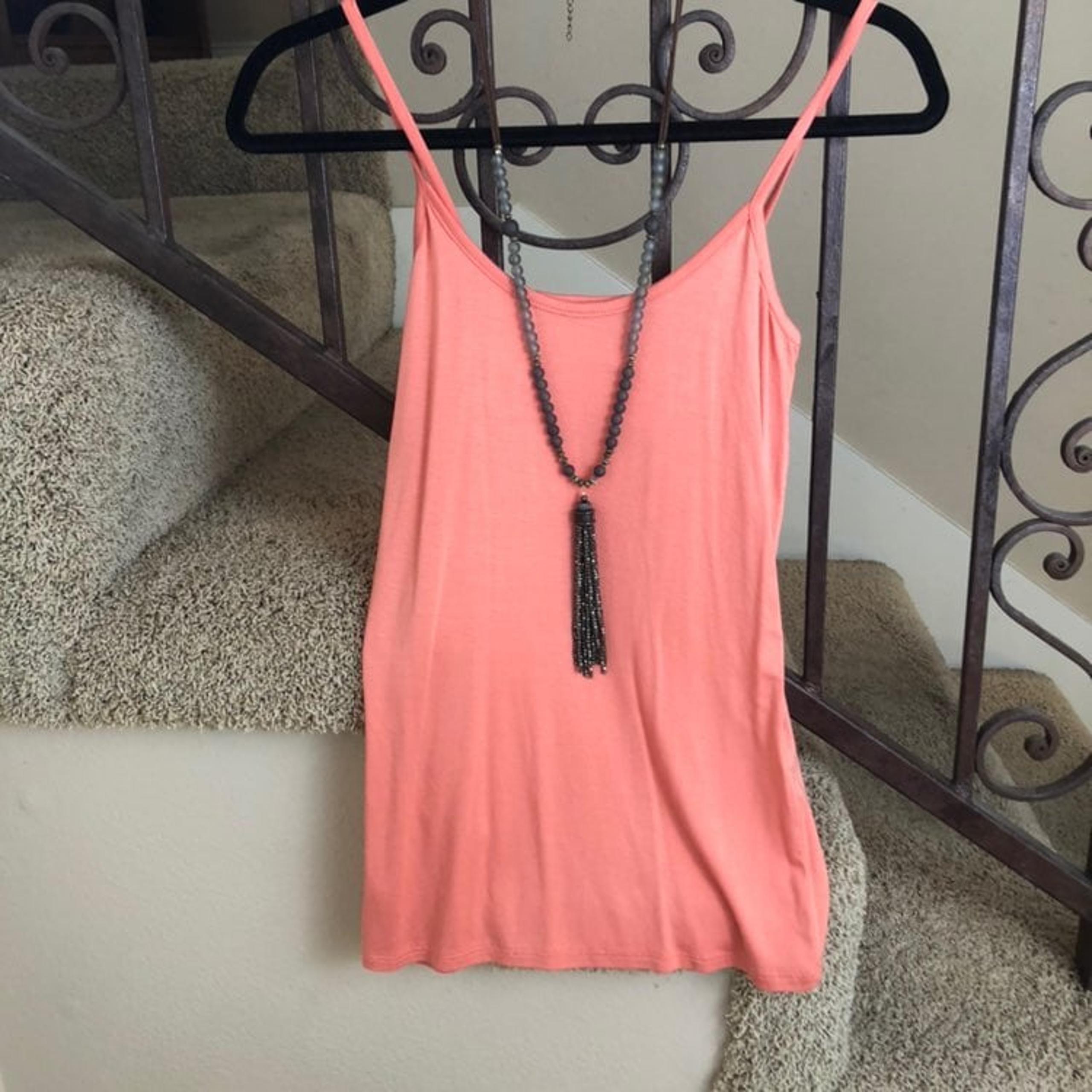NWOT...”Cecico”  Soft stretch coral cami