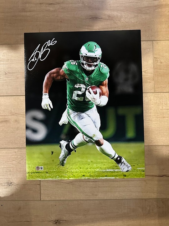 Saquon Barkley signed autographed Philadelphia Eagles 16x20 Photo Beckett
