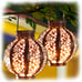 Hanging Solar Lights Outdoor Ramadan Solar Lanterns 2 Pack