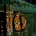Hanging Solar Lights Outdoor Ramadan Solar Lanterns 2 Pack