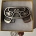 Vintage 1980 Metal Belt Buckle, Beaver Emblem, Western Bank, Northwest Coast