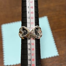 Tiffany & Co. Double Love Heart Ring, Size 13