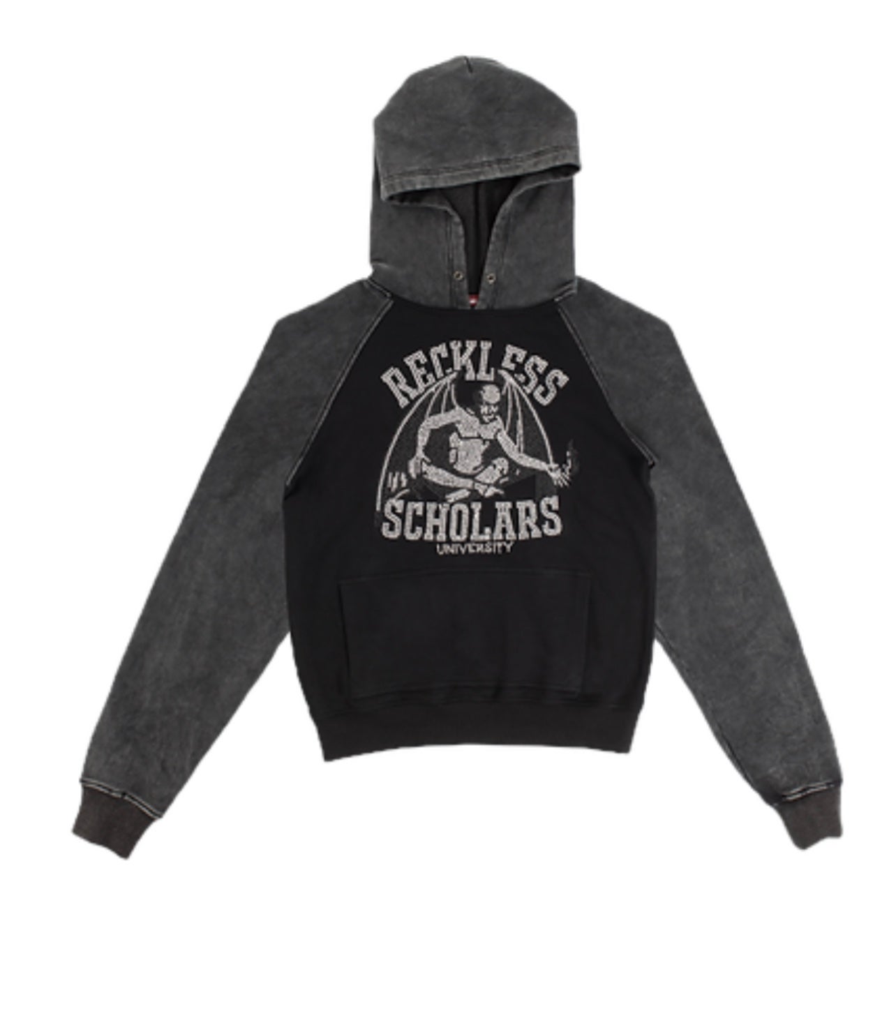 Reckless Scholar StoneWashed Scholars Hoodie