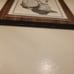 PhotoMickey Mantle Autograph Painting 8x11, 1974 HOF Plaque Framed 12x18