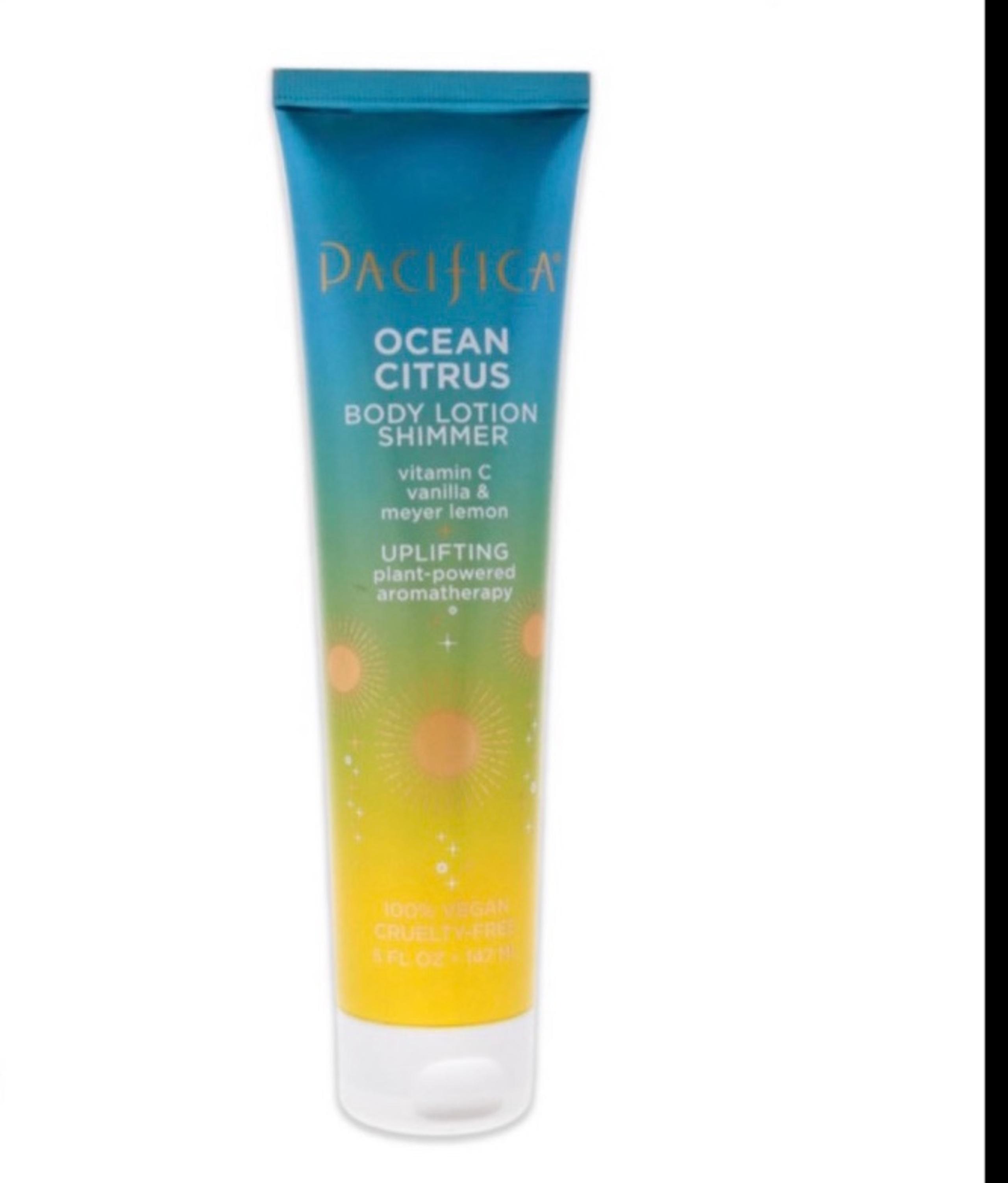 Pacifica Ocean Citrus Body Lotion Shimmer Rare Skincare Glitter Women’s Beauty