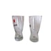 Set of 2 Clear 12 oz Michelob Beer Glasses Vintage 1990's Bar 6.25 x 3 Pilsner