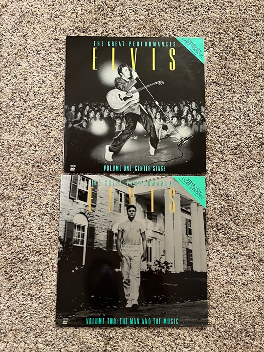Elvis The Great Performances Volume One & Volume Two LaserDisc Set