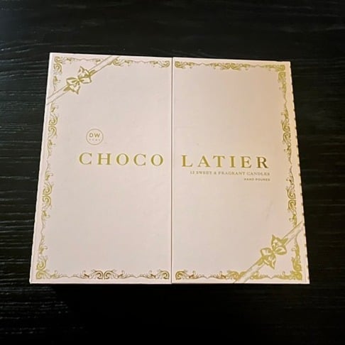 DW Home Chocolatier Valentine Candle Box Gift Set - New!