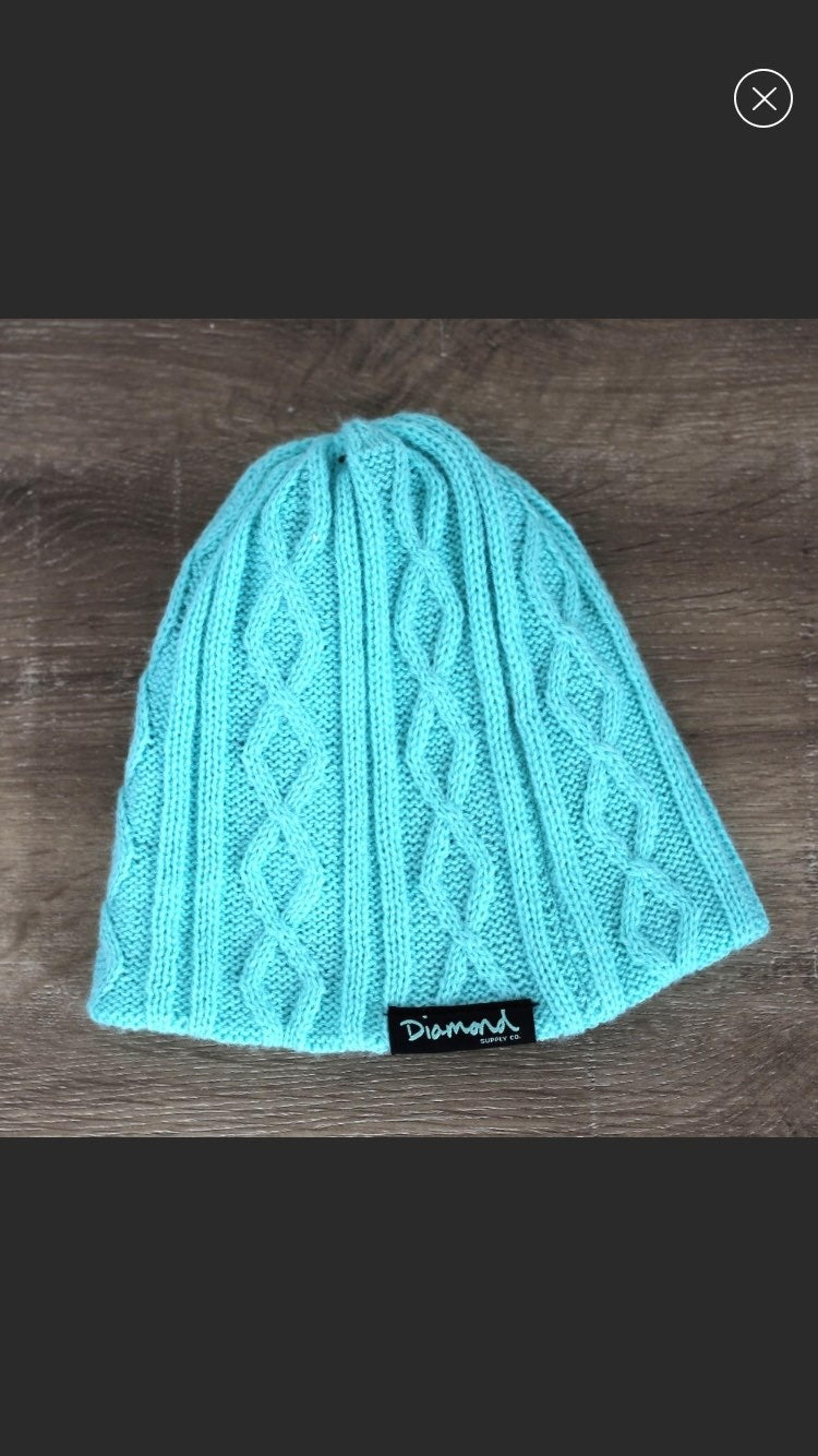 Diamond Supply Co. Blue Beanie