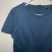 Tara Jarmon Knee Length Solid Dress Cocktail Dinner Pleat Navy Blue Women 12