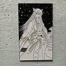 Kamisama Kiss Tomoe Black & White Enamel Pin