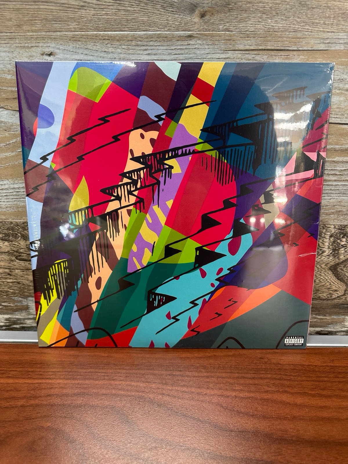 Kid Cudi - Signed Autographed INSANO 2LP Vinyl Album Art By KAWS