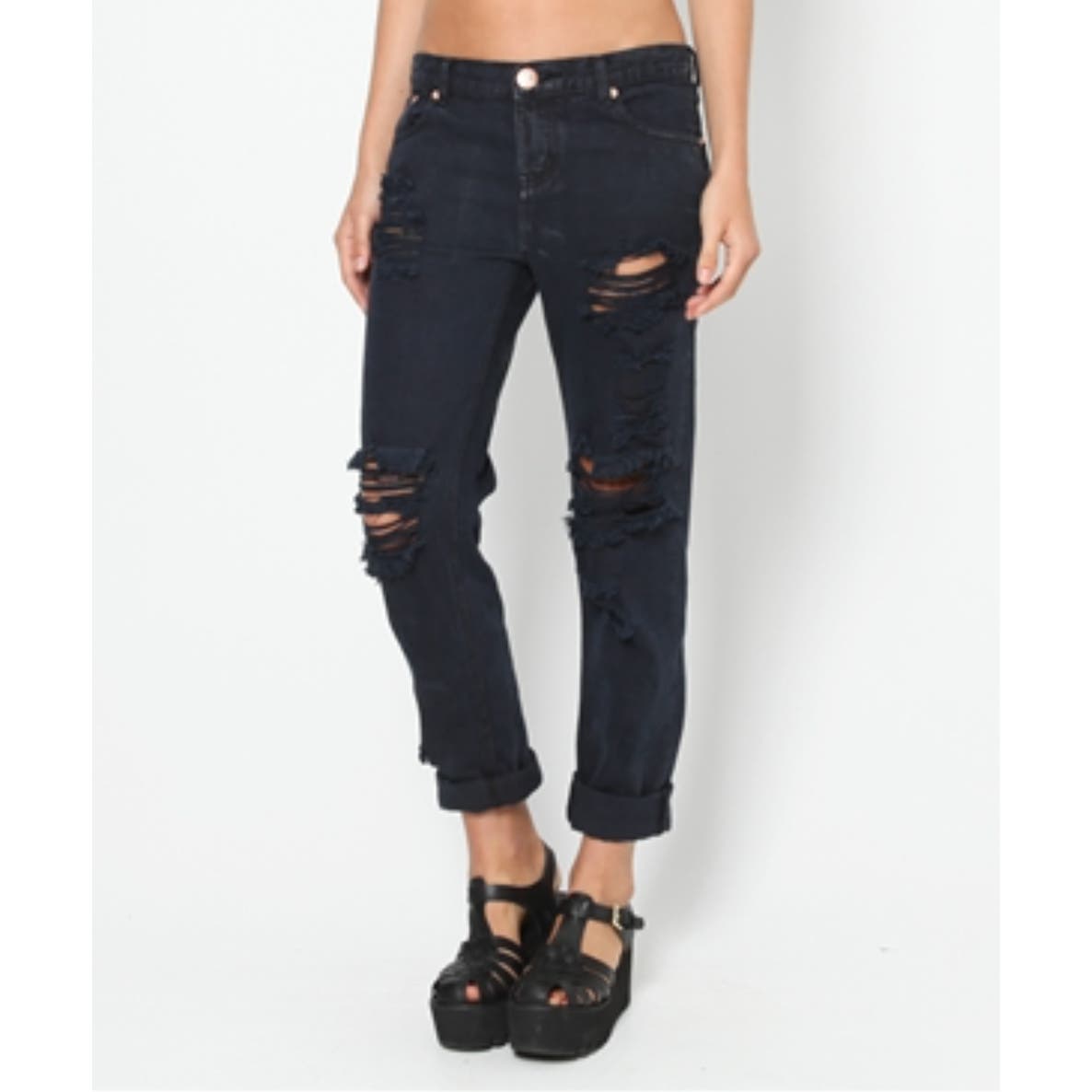 One Teaspoon Awesome Baggie Blue Jeans Size 27