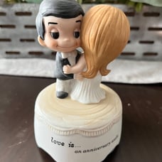 Schmid “love is..” anniversary waltz music box