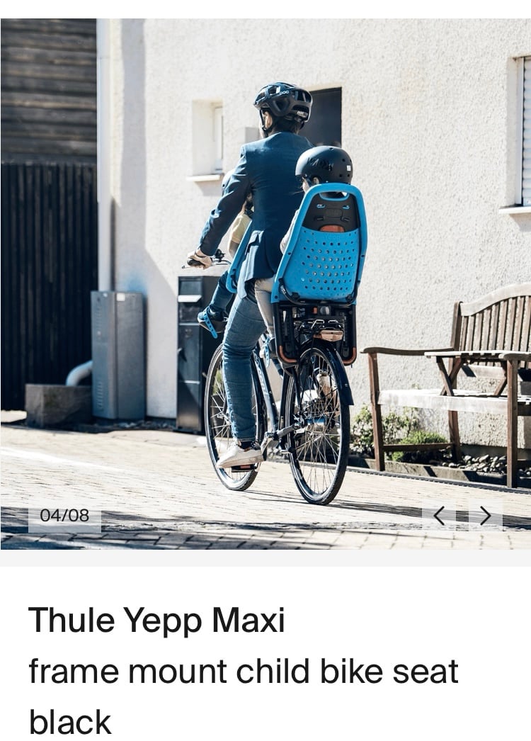 Thule Yepp Maxi Kids Bike Seat