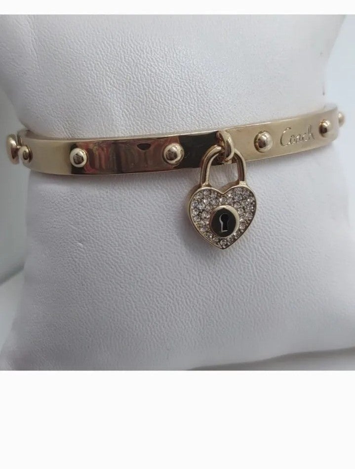 Coach Gold- plated Bangle Bracelet