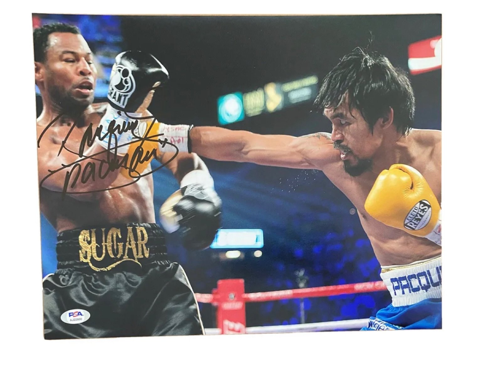 Manny Pacquiao signed autograph 11x14 Photo Pacman Boxing PSA COA