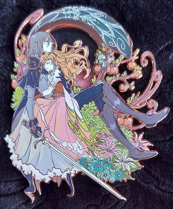 Graffoxx Rose Gold SAFT Large Quicksand PoP Pin Sugar Apple Fairy Tale Graffox