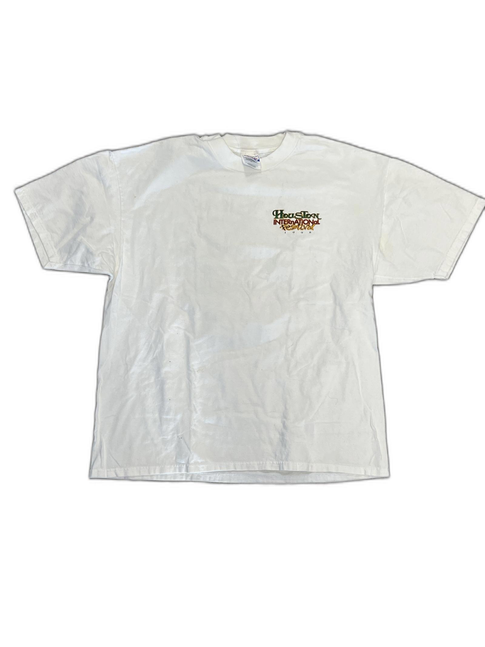 Vintage 1998 Houston International Festival T-Shirt Mens XL