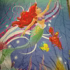 DISNEY THE LITTLE MERMAID Twin/Full Comforter Reversible Blanket