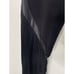 ALO Black Vitality Leggings Sheer Mesh Faux Leather Medium