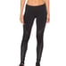 ALO Black Vitality Leggings Sheer Mesh Faux Leather Medium