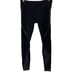 ALO Black Vitality Leggings Sheer Mesh Faux Leather Medium