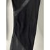 ALO Black Vitality Leggings Sheer Mesh Faux Leather Medium