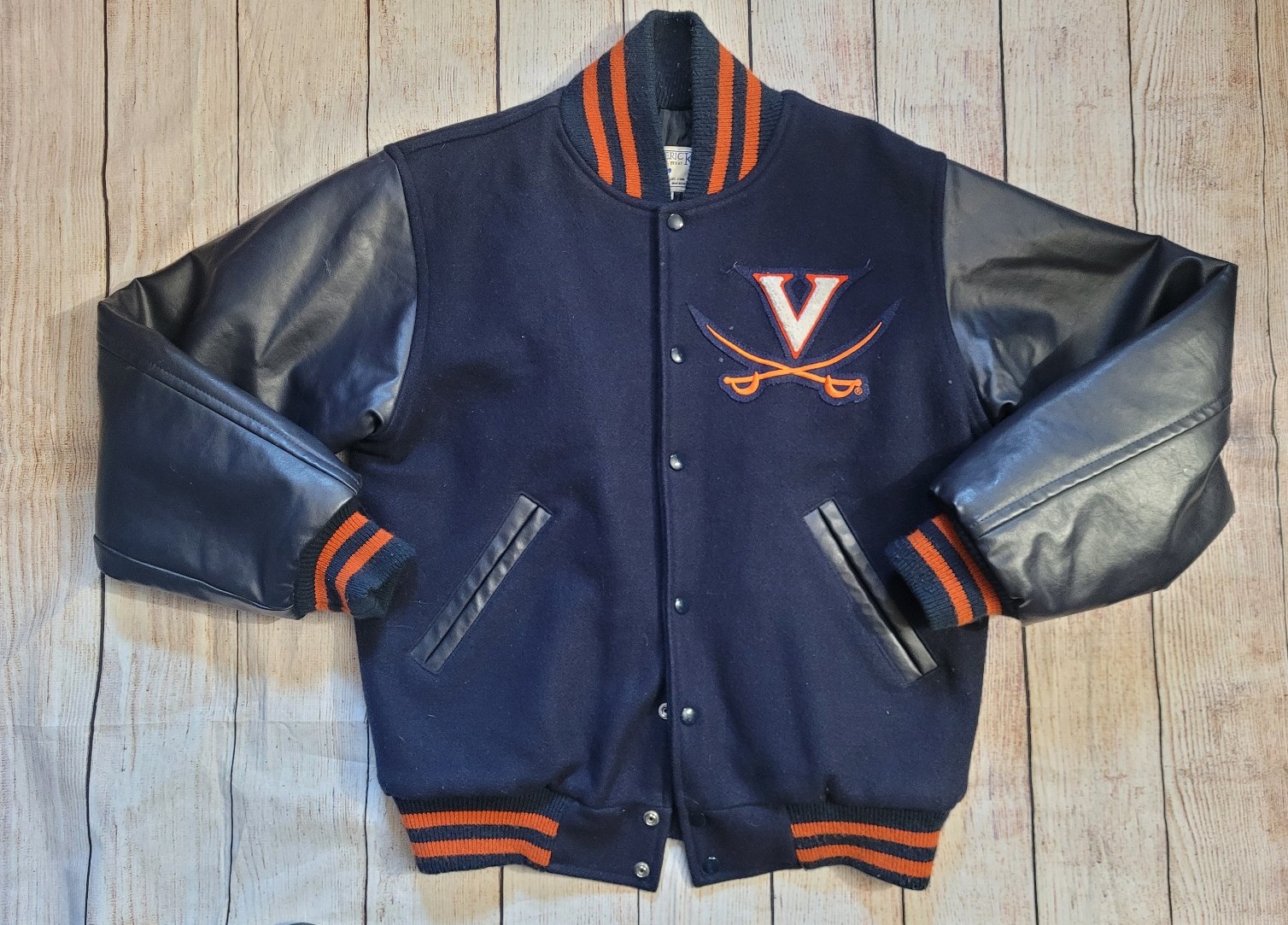 Vintage Virginia Cavaliers Varsity Letterman Jacket