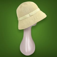 Vintage Kangol Tan Knit 60s Valencia Crusher Hat England Made For Lord & Taylor