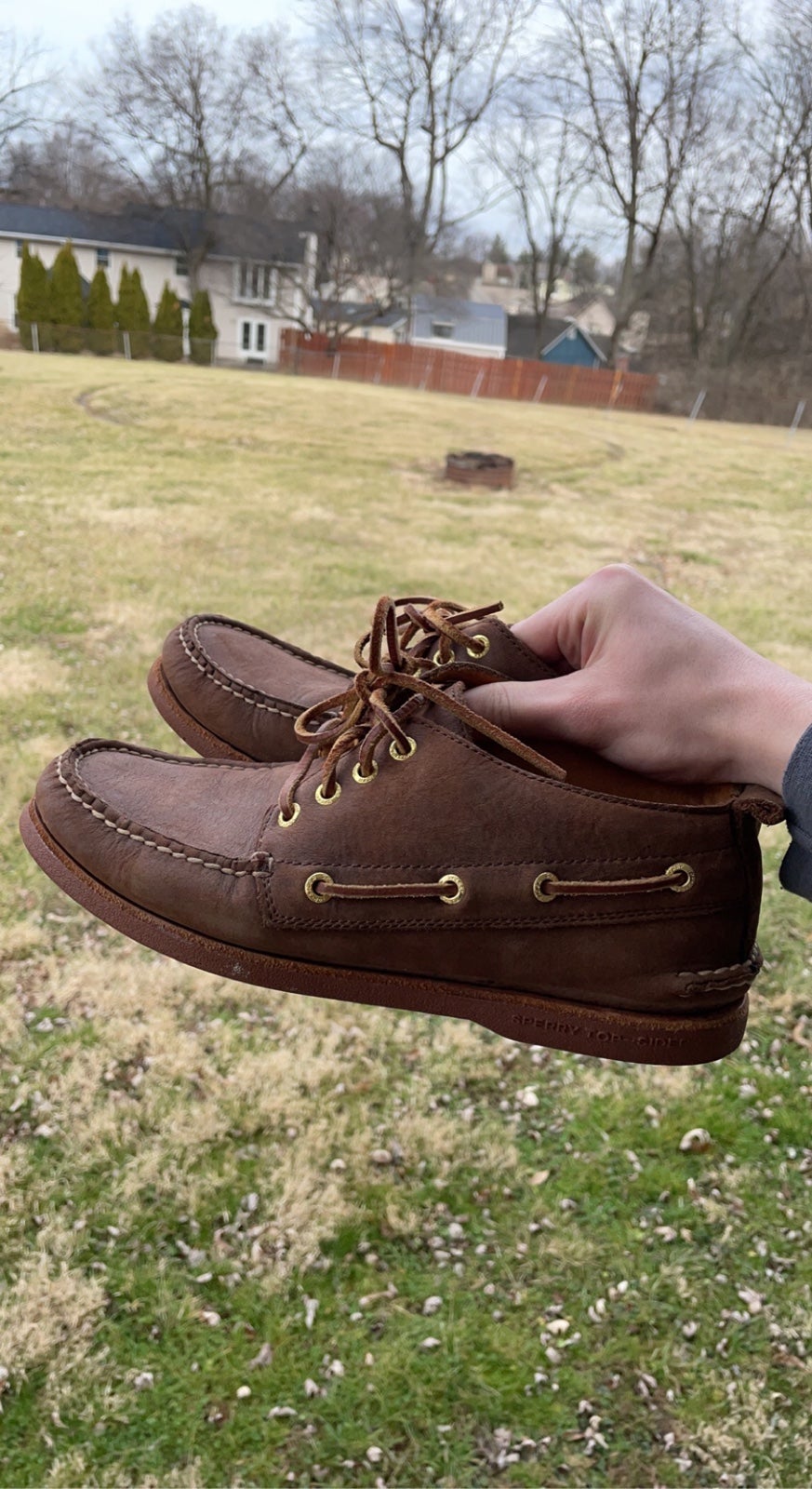 Sperry Gold Cup Authentic Original Rivington Boat Shoe Mens Size 9.5