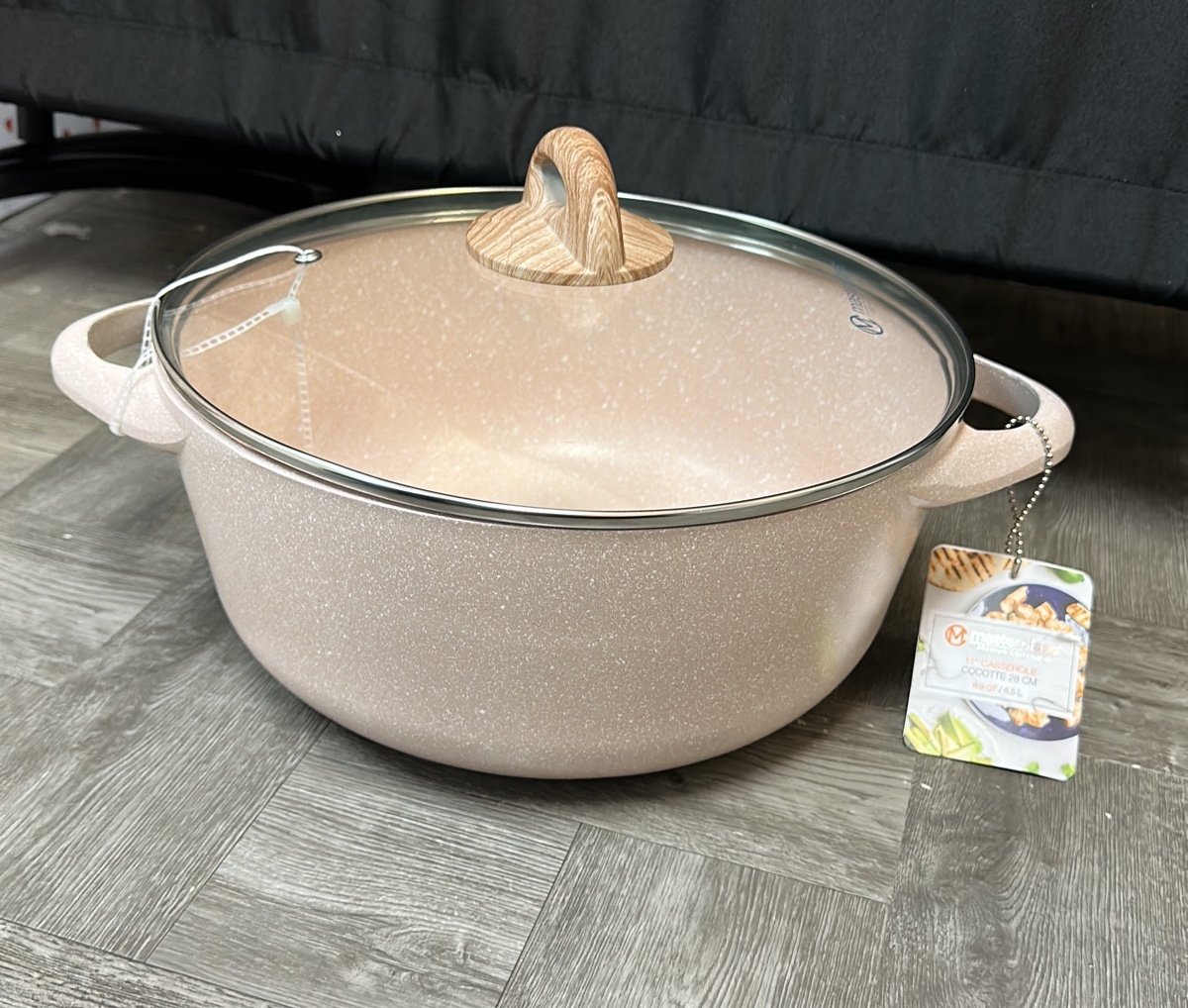 Pink masterclass 11” casserole cocotte