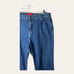 0102W. OSCAR DE LA RENTA DENIM JEANS MEDIUM WASH SIZE 16
