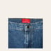 0102W. OSCAR DE LA RENTA DENIM JEANS MEDIUM WASH SIZE 16