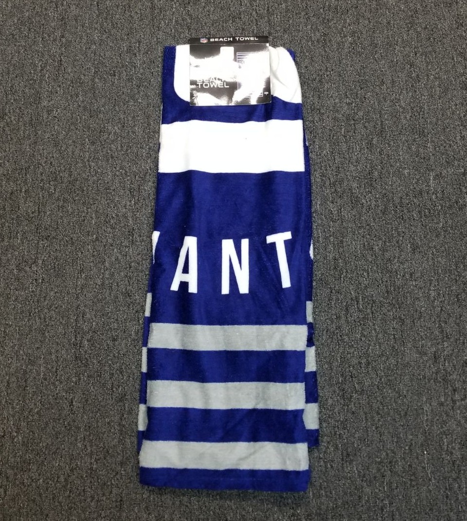 New York Giants beach towel