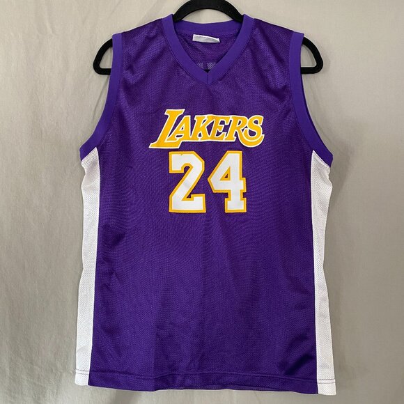 NBA LA LAKERS Jersey, YOUTH XL, #24 Kobe Bryant Purple Los Angeles