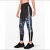 Lululemon Run To Reset Tight 25” Black Frozen Island Multi Size 6