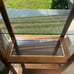 Wooden Display Unit with Glass Shelves