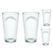 SET of 4 Los Angeles Chargers Custom Pint Pub Glasses Etched Drinkware