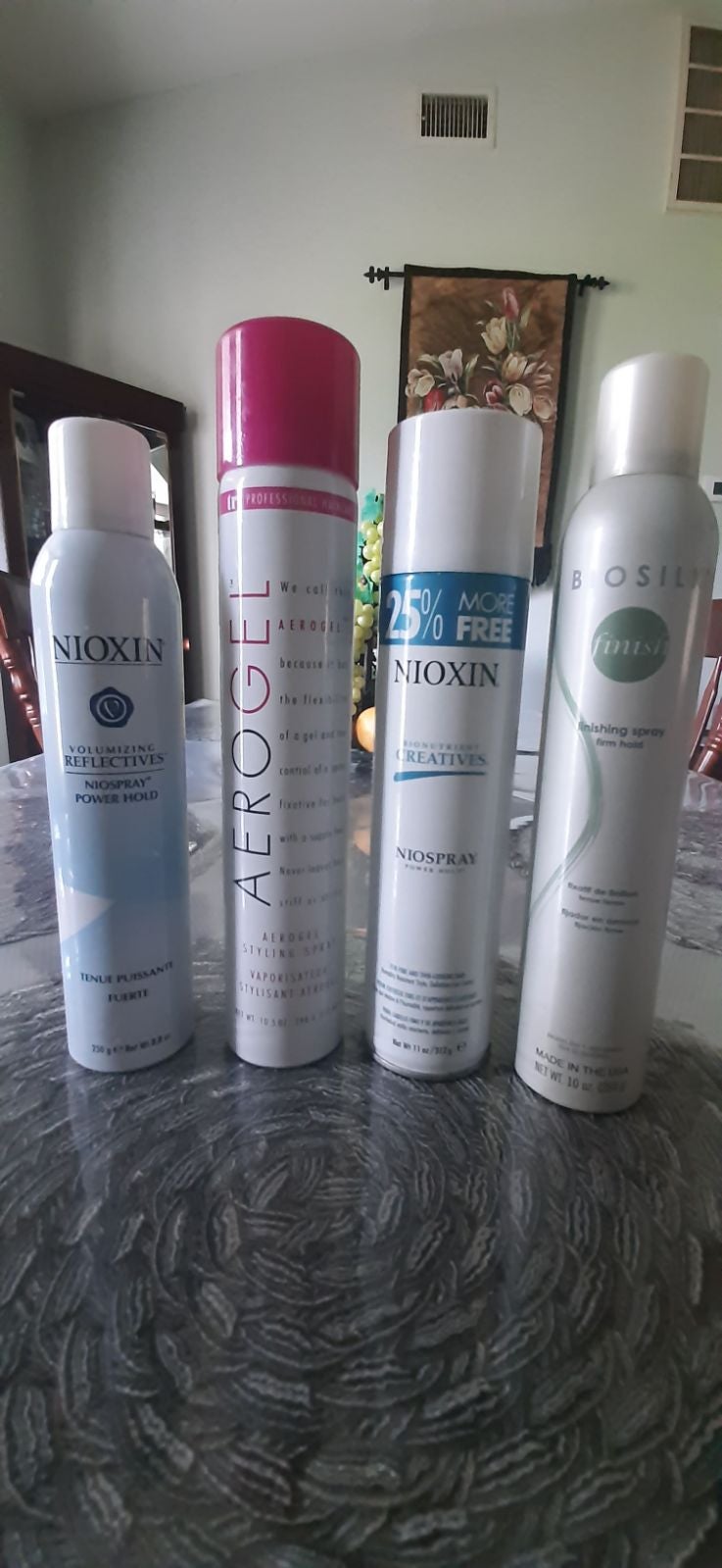QTY 4 - HAIRSPRAY ASSORTMENT